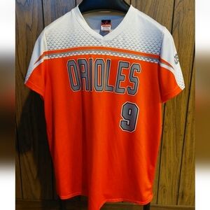 Baltomore Orioles #9 Orange & White Baseball Jersey Tyler Oneil Large Polyester
